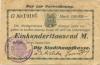 Kamenz - Stadthauptkasse - 16.8.1923 - 100000 Mark 