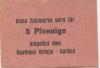 Karken (heute: Heinsberg) - Krings, Kaufhaus - -- - 5 Pfennig 