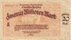 Karlsruhe - Reichsbahndirektion - 20.8.1923 - 20 Millionen Mark 