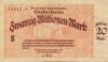 Karlsruhe - Reichsbahndirektion - 20.8.1923 - 20 Millionen Mark 