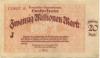 Karlsruhe - Reichsbahndirektion - 20.8.1923 - 20 Millionen Mark 