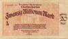 Karlsruhe - Reichsbahndirektion - 20.8.1923 - 20 Millionen Mark 