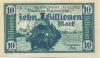Karlsruhe - Reichsbahndirektion - 15.10.1923 - 10 Billionen Mark 