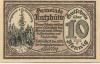 Katzhütte - Gemeinde - 15.12.1920 - 10 Pfennig 