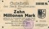 Kaufbeuren - Stadt - 17.9.1923 - 31.12.1923 - 10 Millionen Mark 