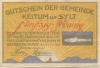 Keitum (heute: Sylt) - Gemeinde - 15.4.1920 - 50 Pfennig 