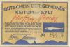 Keitum (heute: Sylt) - Gemeinde - 15.4.1920 - 50 Pfennig 
