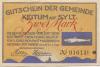 Keitum (heute: Sylt) - Gemeinde - 15.4.1920 - 2 Mark 