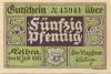 Kelbra - Stadt - 12.7.1921 - 50 Pfennig 