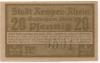 Kempen - Stadt - 9.3.1920 - 20 Pfennig 
