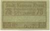Kempen - Stadt - 9.3.1920 - 75 Pfennig 