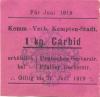 Kempten - Kommunal-Verband - Juni 1919 - 30.6.1919 - 1 kg Carbid 