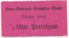 Kempten - Kommunal-Verband - Oktober 1919  - 1/2 Liter Petroleum 