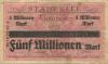 Kiel - Stadt - -- - 5 Millionen Mark 