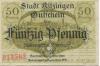 Kitzingen - Stadt - Oktober 1918 - Ende 1919 - 50 Pfennig 