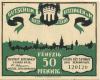 Kitzingen - Stadt - 1.3.1921 - 50 Pfennig 