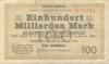 Klingenthal - Stadt - 25.10.1923 - 100 Milliarden Mark 