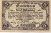 Klostermansfeld - Einkaufsvereinigung der Kaufleute des Mansfelder Gebirgs- und Seekreises eGmbH - 1.11.1920 - 5 Pfennig 