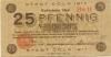 Köln - Stadt - 1.6.1918 - 25 Pfennig 