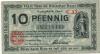 Köln - Stadt - 31.12.1920 - 10 Pfennig 