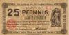 Köln - Stadt - 31.12.1920 - 25 Pfennig 