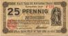 Köln - Stadt - 31.12.1920 - 25 Pfennig 