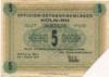 Köln - Offizier-Gefangenenlager - 1.10.1918 - 5 Mark 