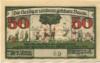 Königsaue - Gemeinde - 10.6.1921 - 50 Pfennig 