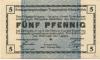 Königsbrück - Kriegsgefangenenlager Truppenübungsplatz - 1.10.1915 - 5 Pfennig 