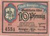 Königsee - Stadt - 1.1.1921 - Ende 1922 - 10 Pfennig 