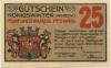 Königswinter - Verkehrsverein - 15.7.1921 - 25 Pfennig 