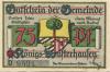 Königs Wusterhausen - Gemeinde - 13.12.1921 - 75 Pfennig 