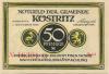 Köstritz - Gemeinde - 1.10.1921 - 50 Pfennig 