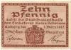 Kolberg (heute: PL-Kolobrzeg) - Stadt - 1.3.1917 - 10 Pfennig