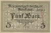 Konstanz - Stadt - November 1918 - 1.2.1919 - 5 Mark 