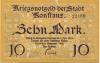 Konstanz - Stadt - November 1918 - 1.2.1919 - 10 Mark 
