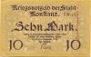 Konstanz - Stadt - November 1918 - 1.2.1919 - 10 Mark 