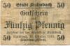 Kulmbach - Stadt - 11.10.1918 - 50 Pfennig 