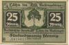 Lähn (heute: PL-Wlen) - Städtische Sparkasse - -- - 25 Pfennig 