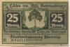 Lähn (heute: PL-Wlen) - Städtische Sparkasse - -- - 25 Pfennig 