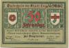 Lage - Stadt - Februar 1921 - 50 Pfennig 