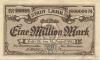 Lahr - Stadt - 10.8.1923 - 1 Million Mark 