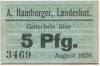 Landeshut (heute: PL-Kamienna Góra) - Hamburger, Albert, Mechanische Leinen-Weberei - August 1920 - 5 Pfennig 