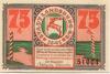 Landsberg (heute: PL-Gorzów Slaski) - Stadt - 24.5. 1921 - 1.3.1922 - 75 Pfennig 