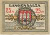 Langensalza (Bad) - Stadt - 1921 - 25 Pfennig 