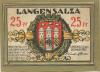 Langensalza (Bad) - Stadt - 1921 - 25 Pfennig 
