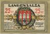 Langensalza (Bad) - Stadt - 1921 - 25 Pfennig 