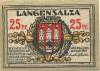 Langensalza (Bad) - Stadt - 1921 - 25 Pfennig 