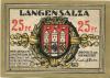 Langensalza (Bad) - Stadt - 1921 - 25 Pfennig 