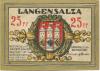 Langensalza (Bad) - Stadt - 1921 - 25 Pfennig 